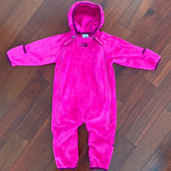 north face fleece bunting suit